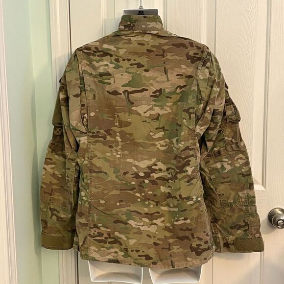 Camo Army Military Jacket. Size Medium Long. - Picture 7 of 7